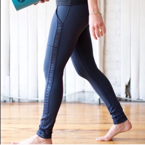 lululemon striped yoga pants